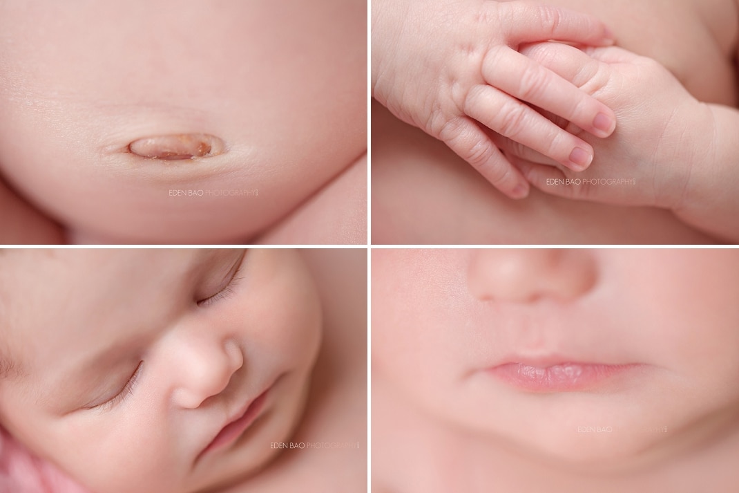 Newborn Professional Photos Seattle details closeups