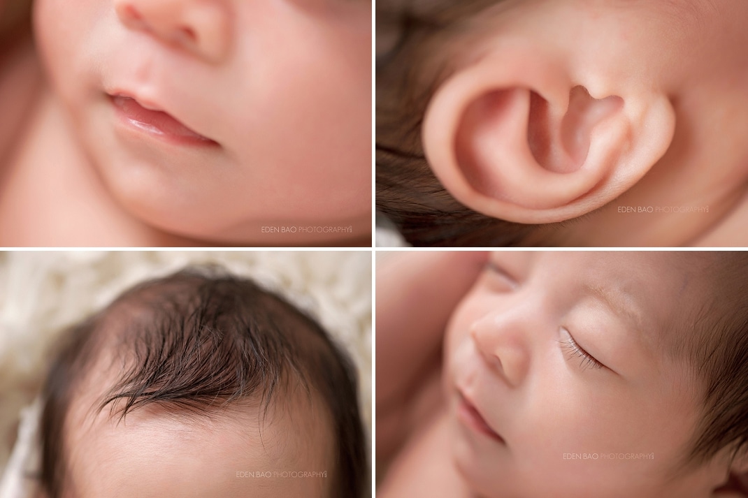 Newborn Photographer Everett details shots second twin