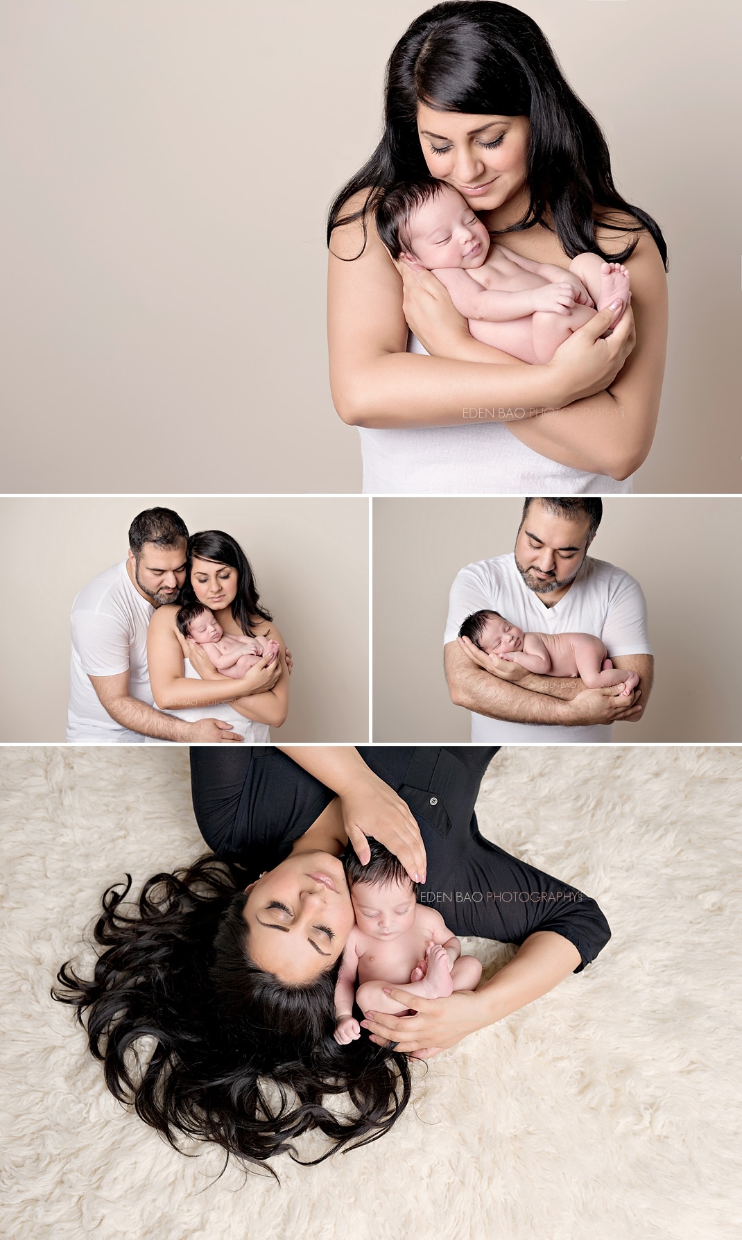 Newborn Photographer Snohomish Eden Bao parent baby family