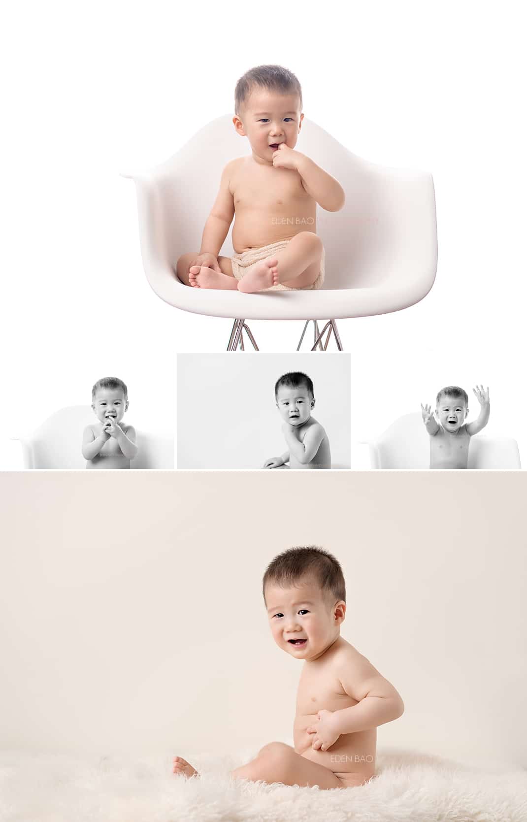 Baby Photographer Seattle simple set up