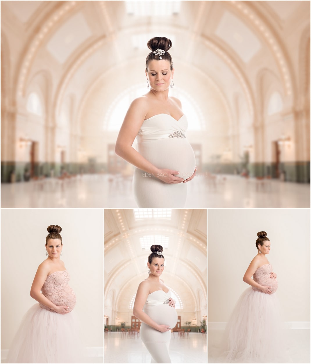 Mercer Island Maternity Photographer Union Station Glamour
