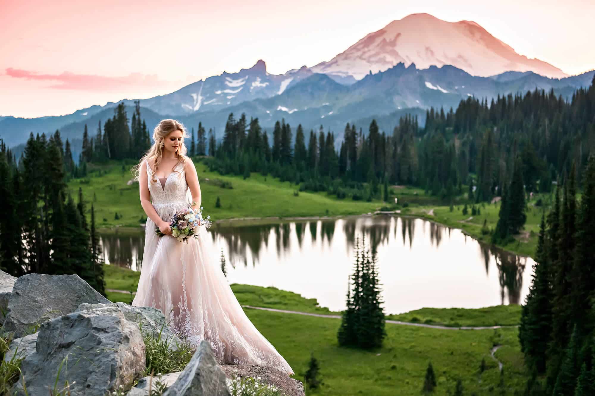 Mountain Rainier Seattle Bride Photographer