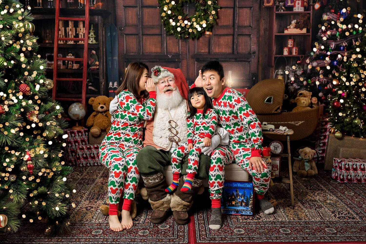 Santa family session Seattle Photographer