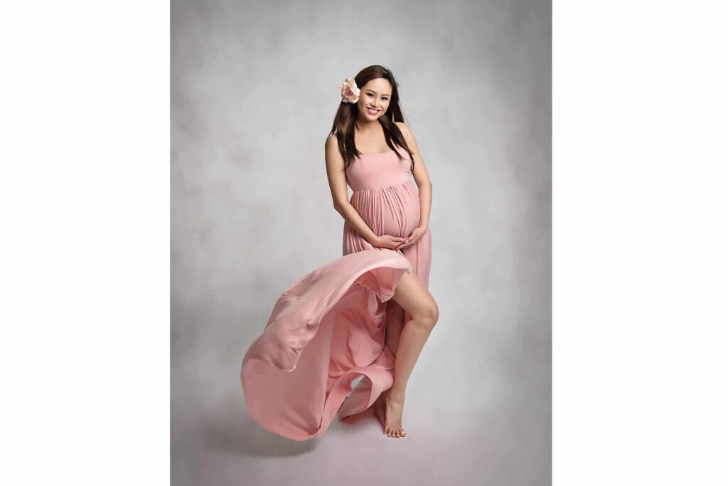 Studio Maternity Pink Gown Eden Bao