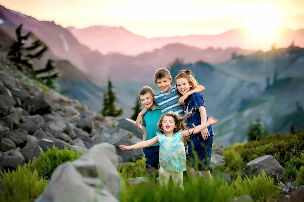 Mountain Adventure Family Photographer Seattle