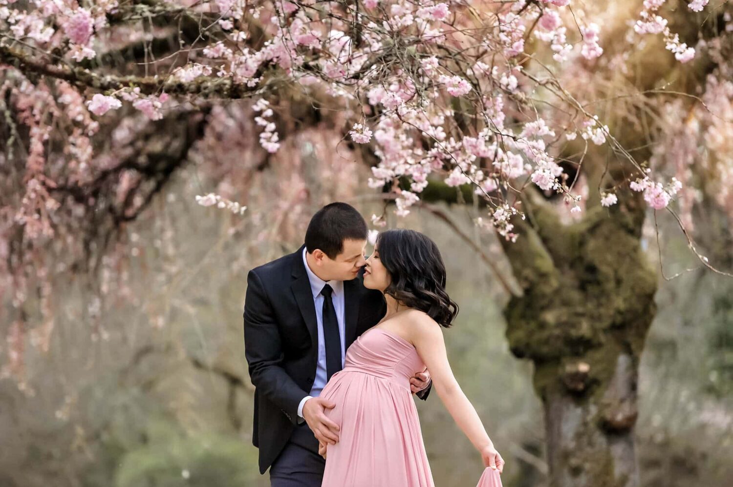 Seattle Cherry Blossom Maternity