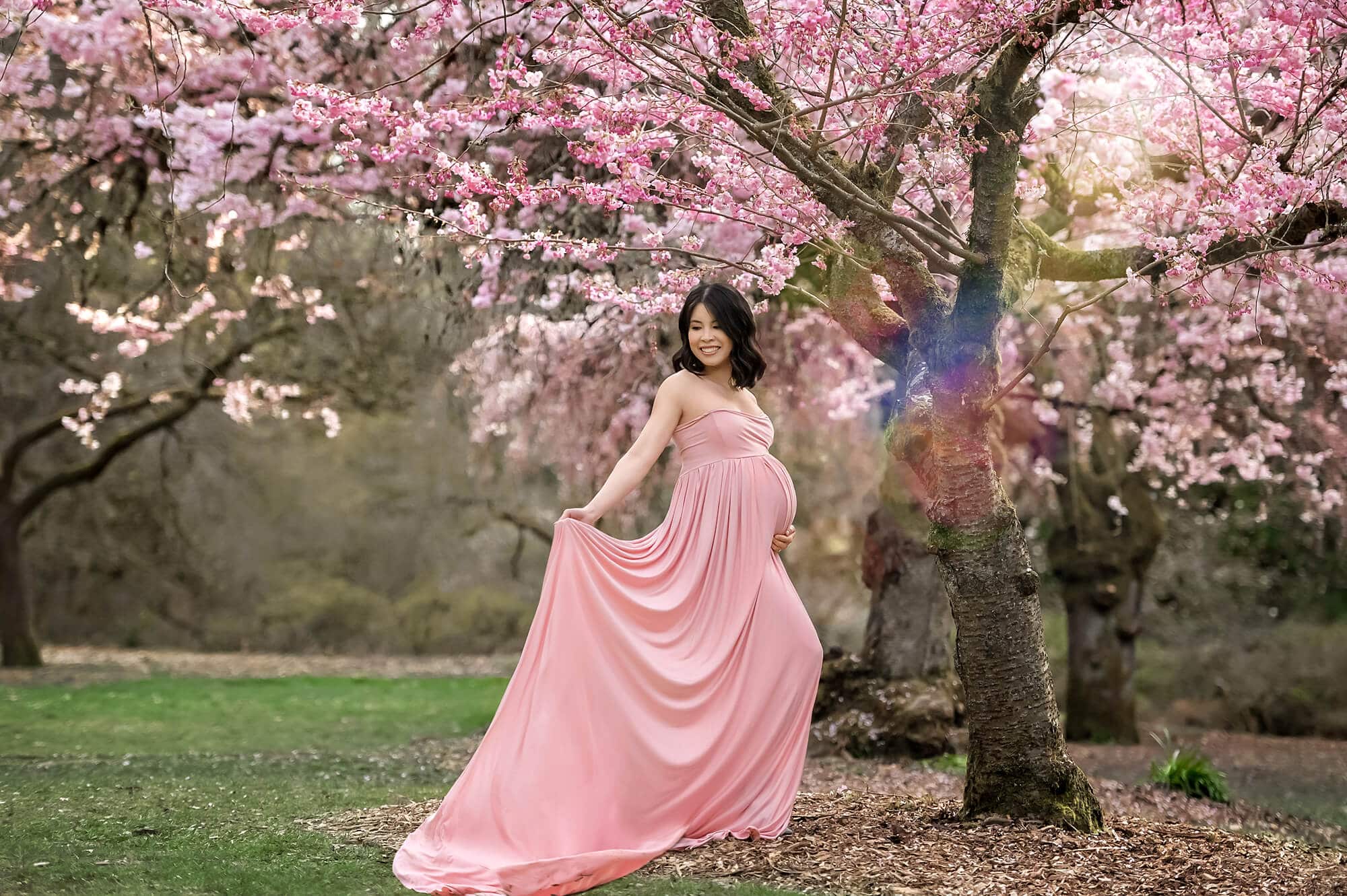 Studio Gown Pink Maternity Gown