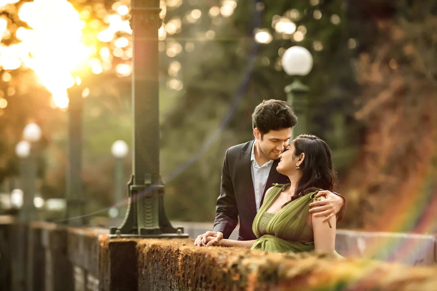Washington Arboretum Seattle Couple Engagement Photographer