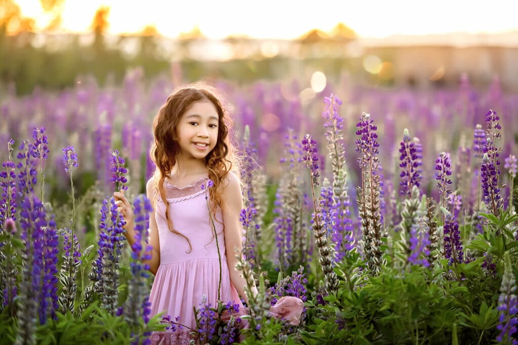 Lupines Seattle Family Photographer