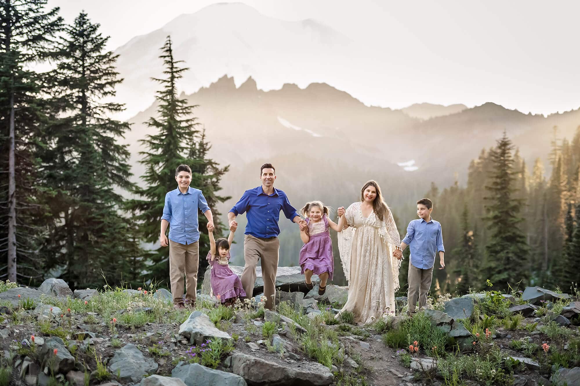 Adventure Family Photographer Mt Rainier
