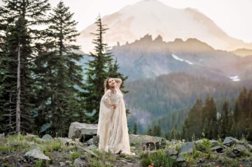 Boho Dress Mt Rainier Adventure Seattle Photographer
