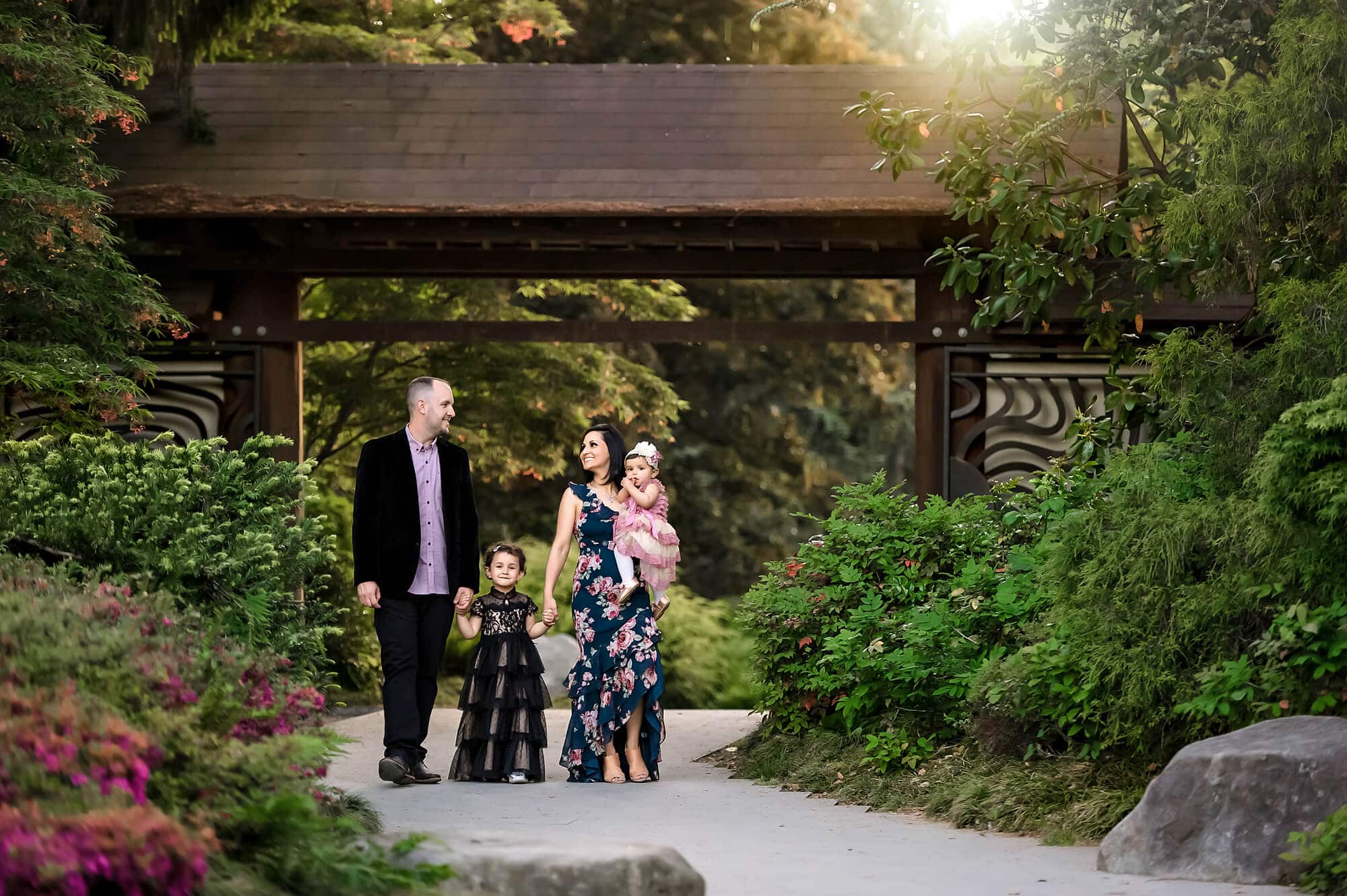 Kubota Garden Gate Seattle Family Photographer