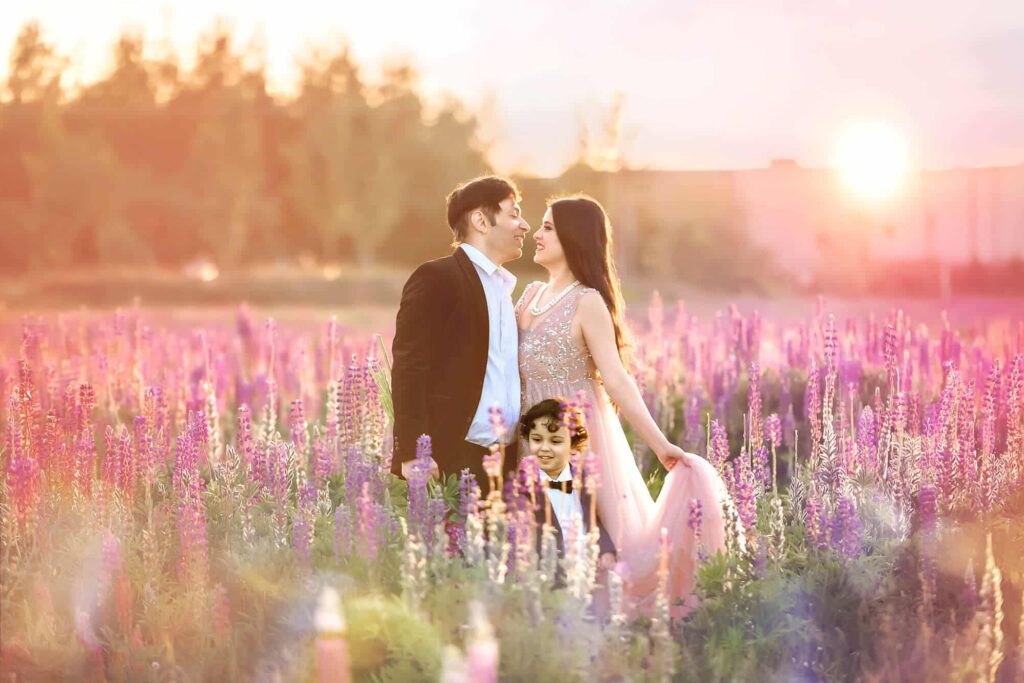 Lupines PNW Family Photographer Seattle