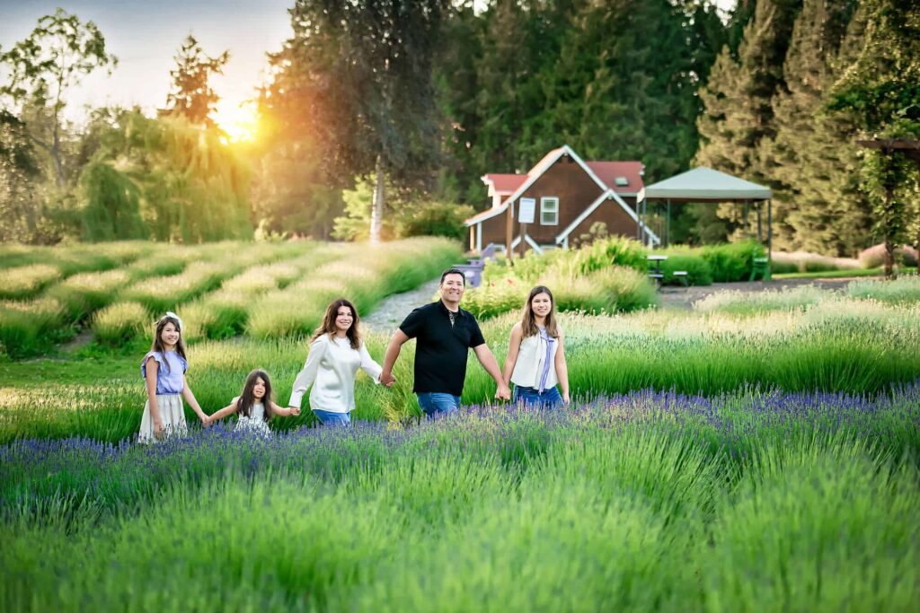 Lavender Seattle Family Photographer